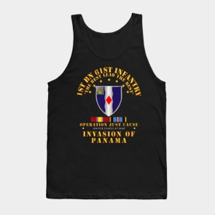 Just Cause - 1st Bn 61st Infantry w Svc Ribbons wo DS Tank Top